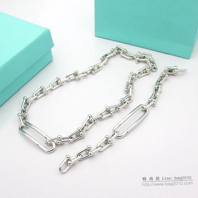 Tiffany飾品 蒂芙尼女士專櫃爆款微笑關節鏈環手鏈項鏈  zgt1812